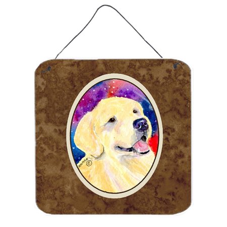 MICASA Golden Retriever Aluminium Metal Wall Or Door Hanging Prints MI231487